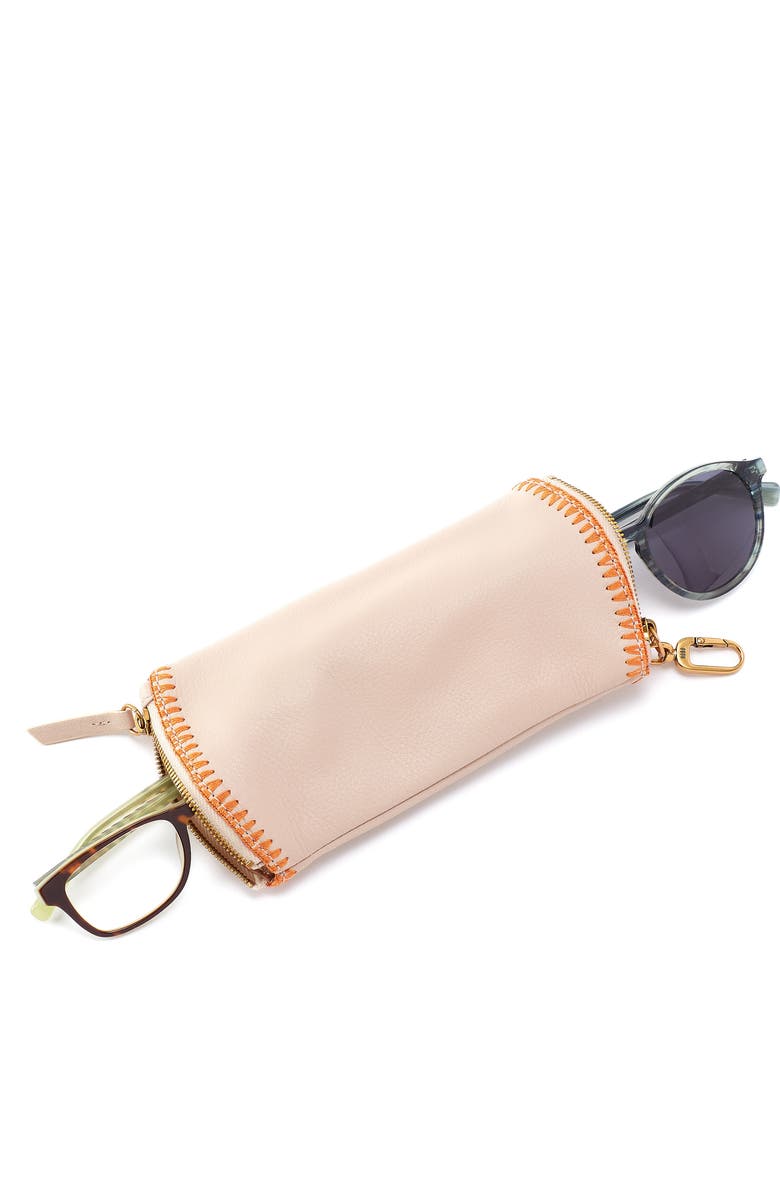 HOBO Spark Leather Double Glasses Case, Alternate, color, Stonewash