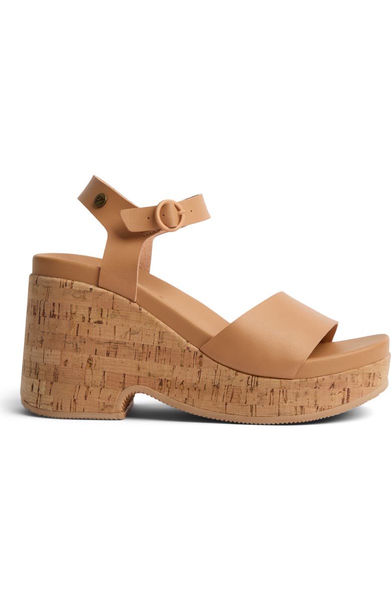 Reef Sunset Sayulita Platform Sandal, Alternate, color, Natural