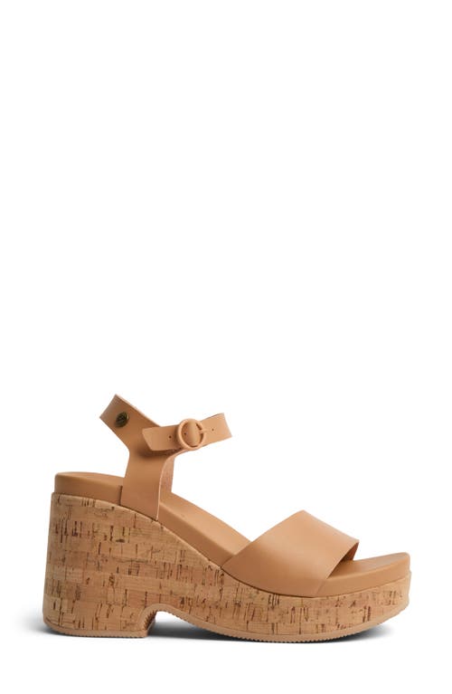 Reef Sunset Sayulita Platform Sandal In Natural
