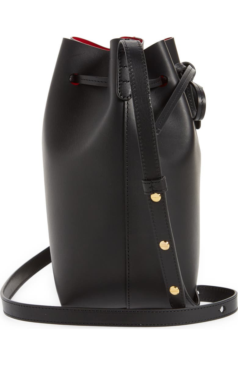 Mansur Gavriel Mini Leather Bucket Bag, Alternate, color,