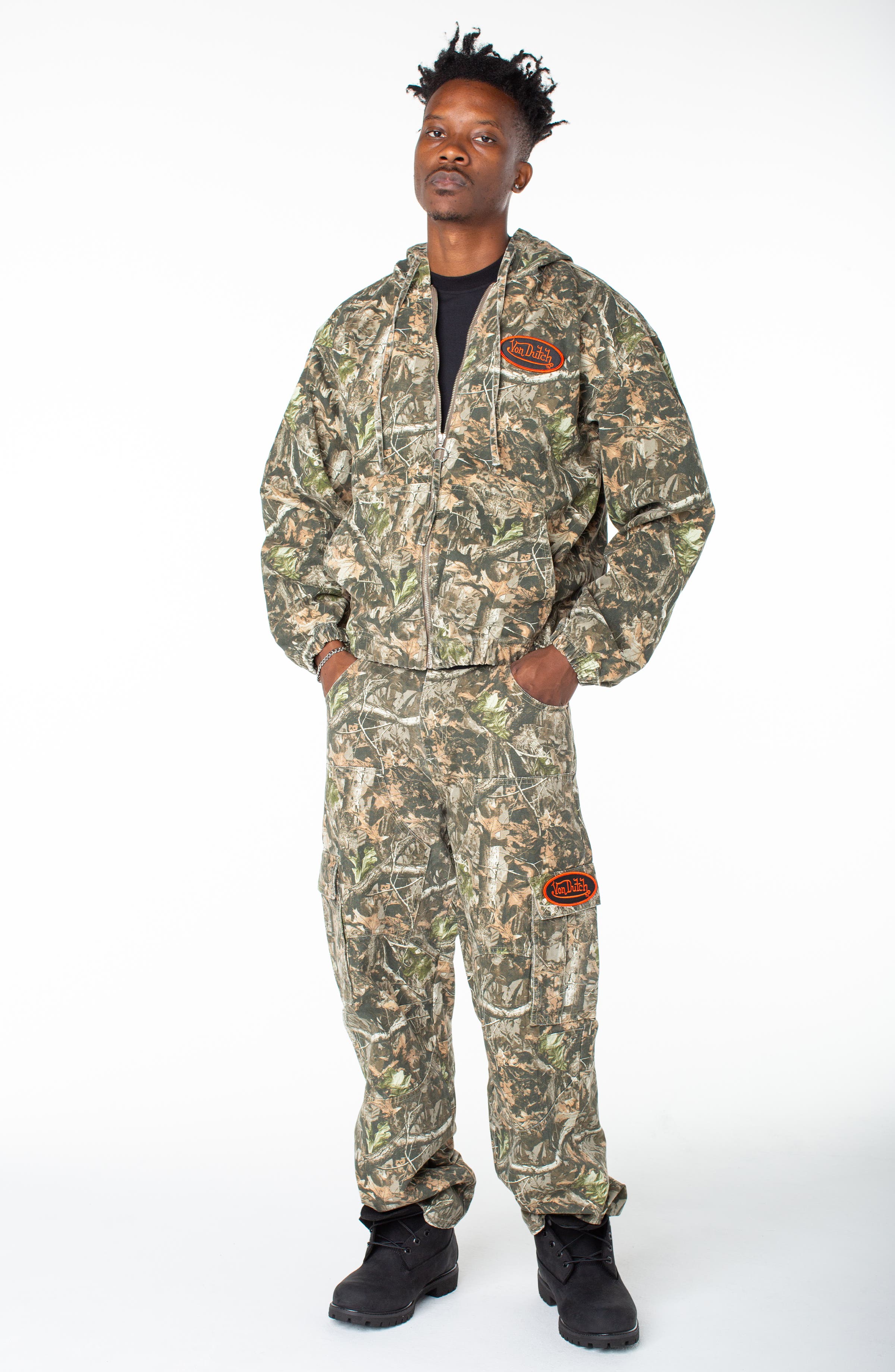 Camo Zip Invaders Hoodie - image 2
