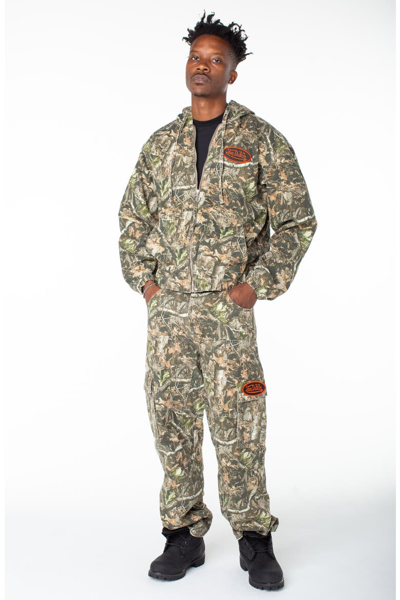 Camo Zip Invaders Hoodie, Alternate, color, In the Woods