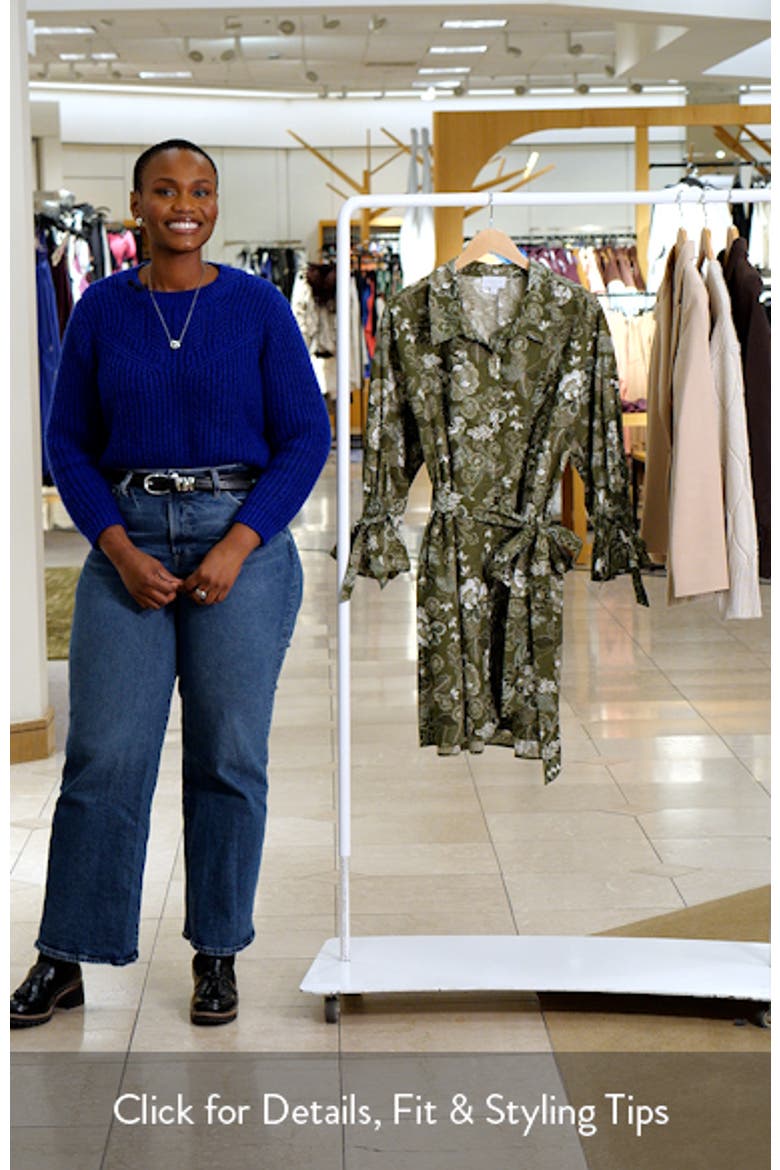 Emelia Hazelton Floral Cotton Shirtdress video