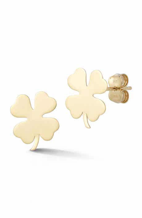 Ember Fine Jewelry Clover Stud Earrings