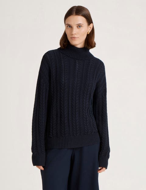 Vivana Turtle Neck Knitted Sweater