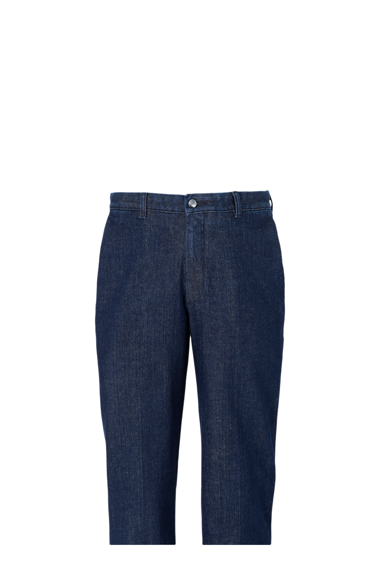 Paul Fredrick Denim Flat Front Pants, Alternate, color, Black