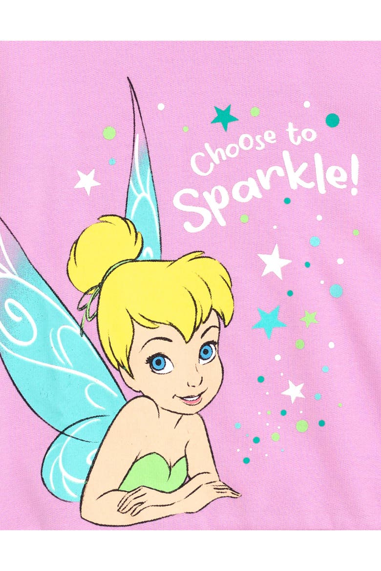 Peter Pan Tinker Bell 2-Piece Fleece Hoodie and Leggings Set, Alternate, color, Pink Grey Tinker Bell