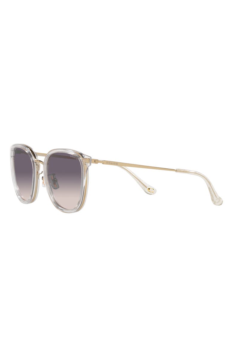 COACH 55mm Gradient Square Sunglasses, Alternate, color, 