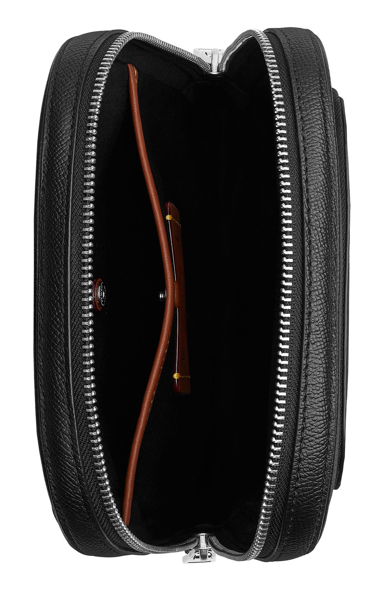 COACH Felix Signature Coated Canvas & Leather Sling Bag, Alternate, color, Black Signature