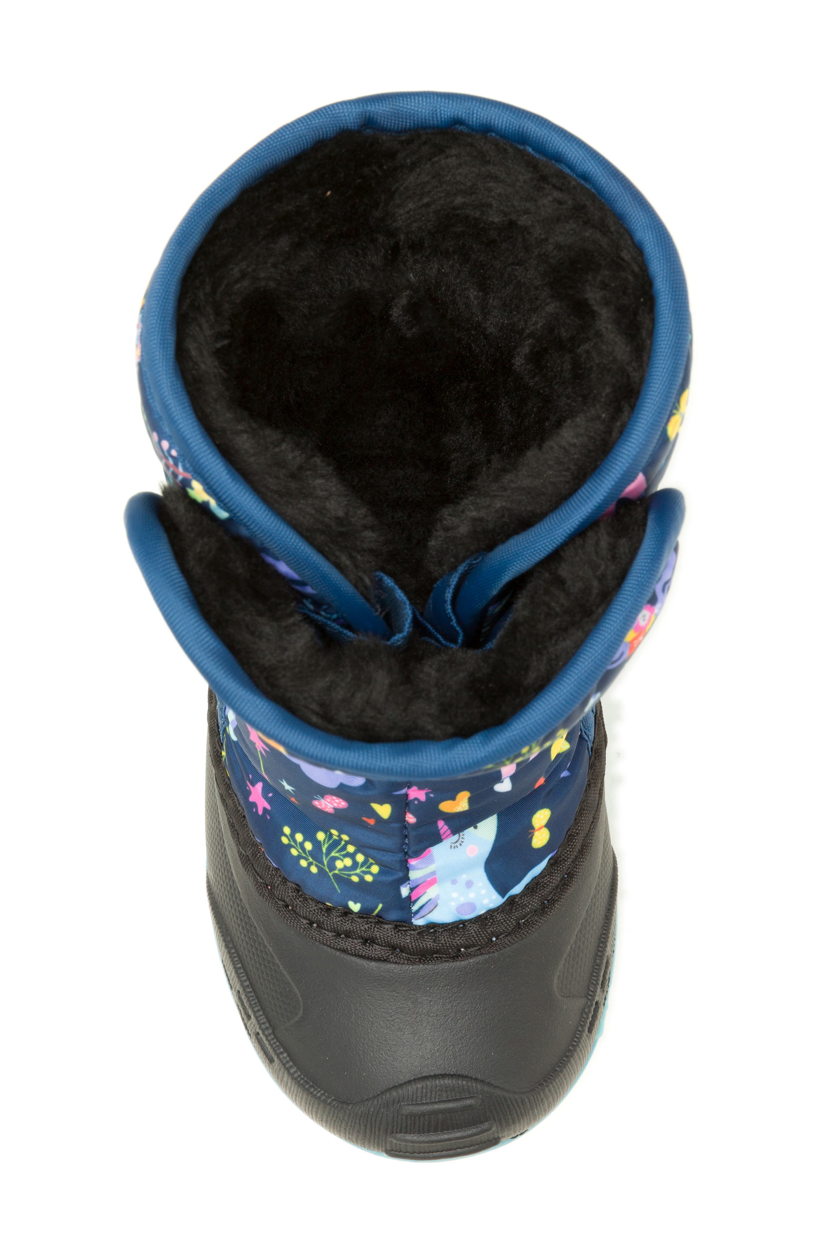 Kamik Kids' Snowbug 5 Waterproof Faux Fur Lined Boot, Alternate, color, Light Navy