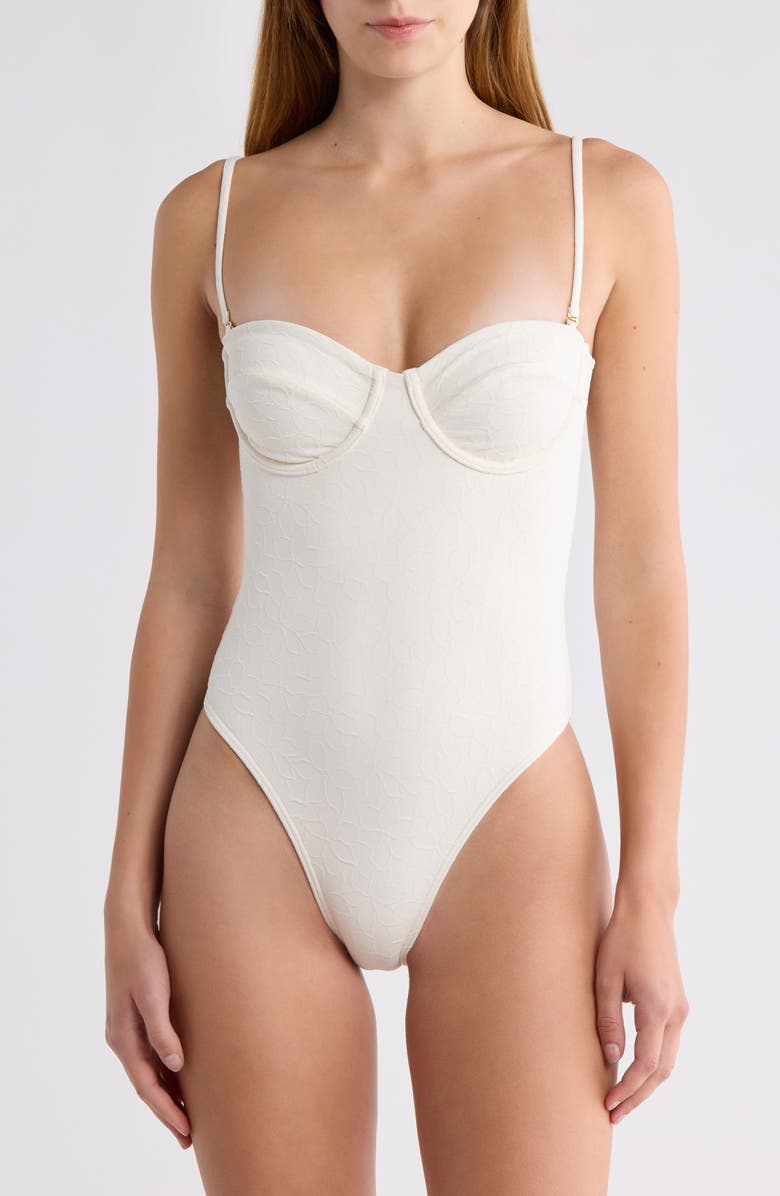 Billabong Wander Over Hailey Underwire One-Piece Swimsuit, Alternate, color, 