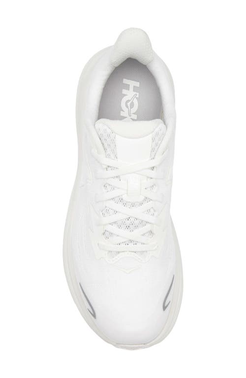 Hoka Kids' Clifton 10 Running Sneaker In White