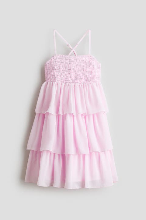 Tiered Chiffon Dress