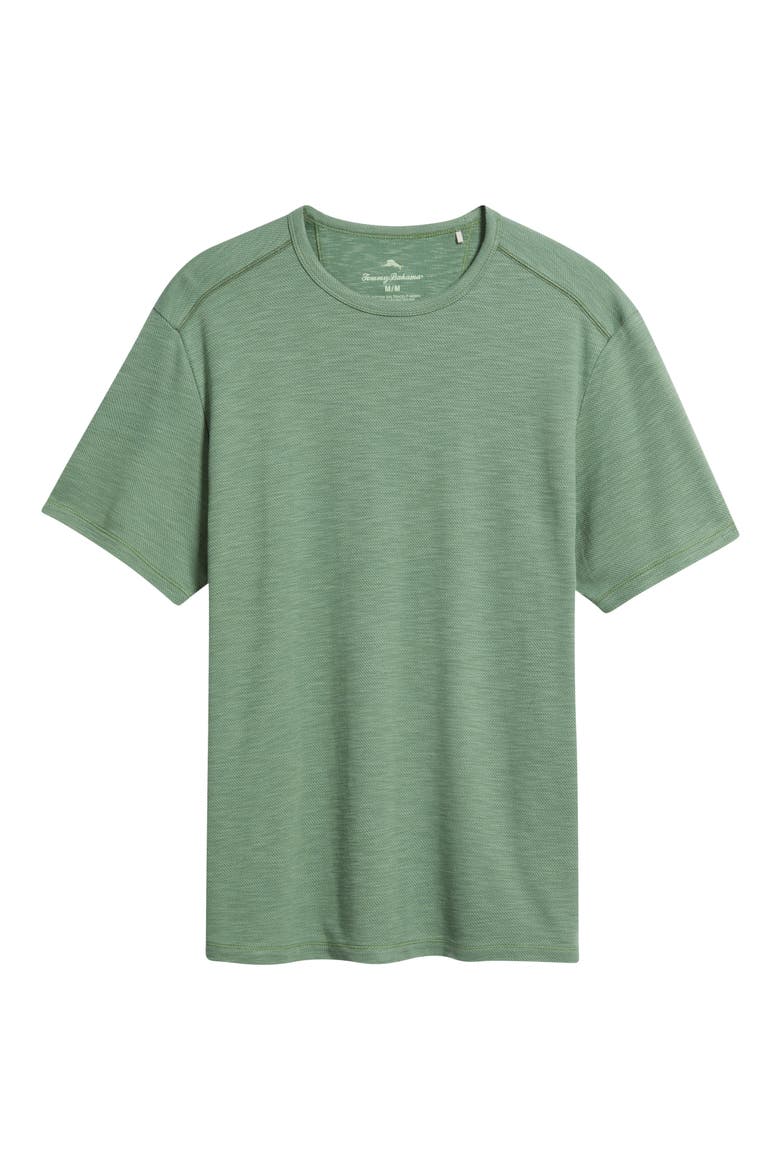 Sand Wave Slub Cotton Blend T-Shirt, Alternate, color, NATURAL MINT