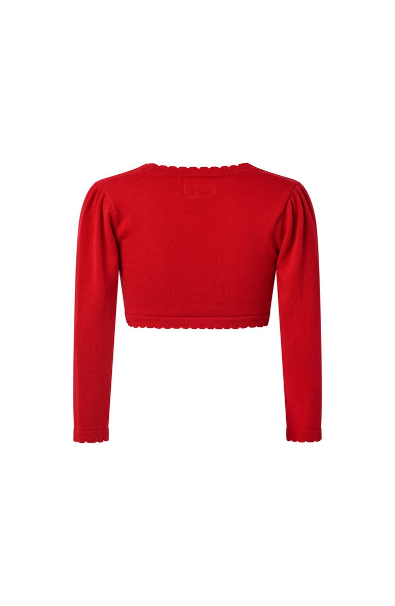 Rachel Riley Scalloped Trim Bolero, Alternate, color, 