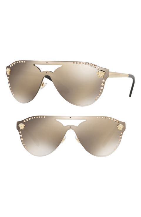 Medusa 60mm Crystal Shield Sunglasses