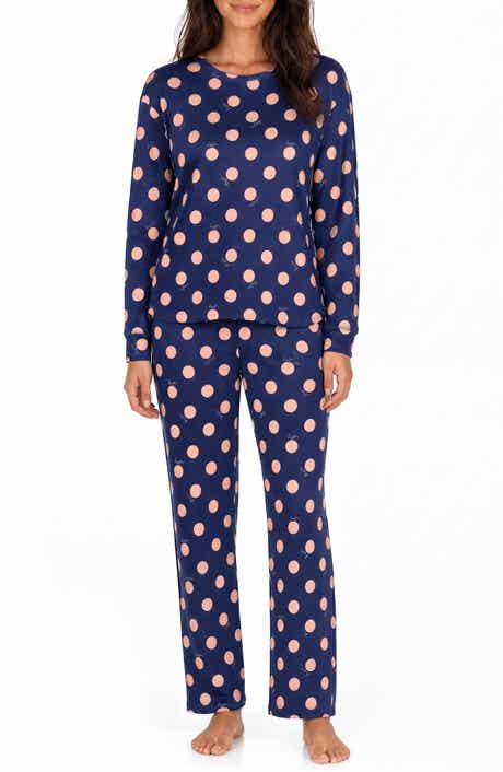 Soft Hacci Long Sleeve Henley Pajamas