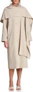 Avec Les Filles Trench Coat with Removable Scarf