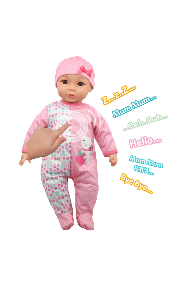Little Darlings 19" Cuddle Baby Pink Kitty, Alternate, color, Multicolored
