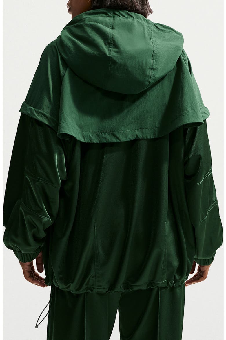 Oversize Windrunner Jacket, Alternate, color, FIR/ FIR/ FIR