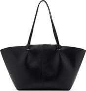 MANGO Faux Leather Shopper Bag