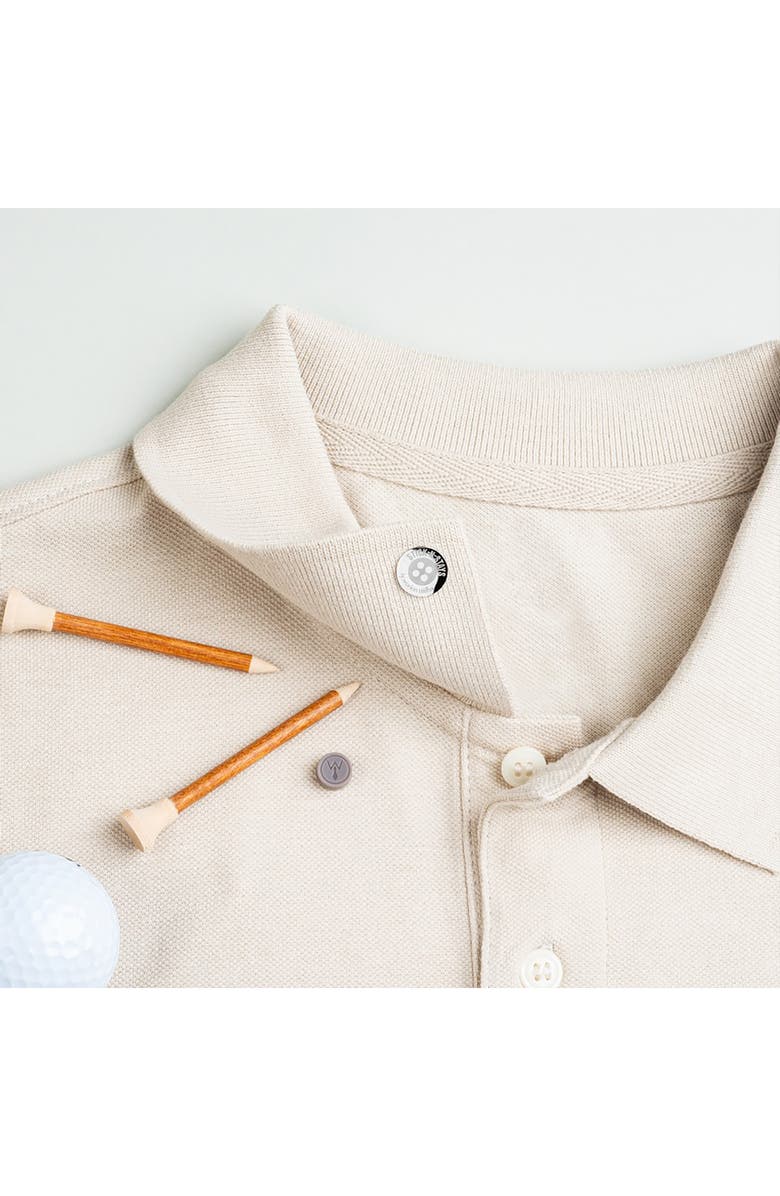 Würkin Stiffs Stick-N-Stays Polo Shirt Magnetic Collar Stays, Alternate, color,