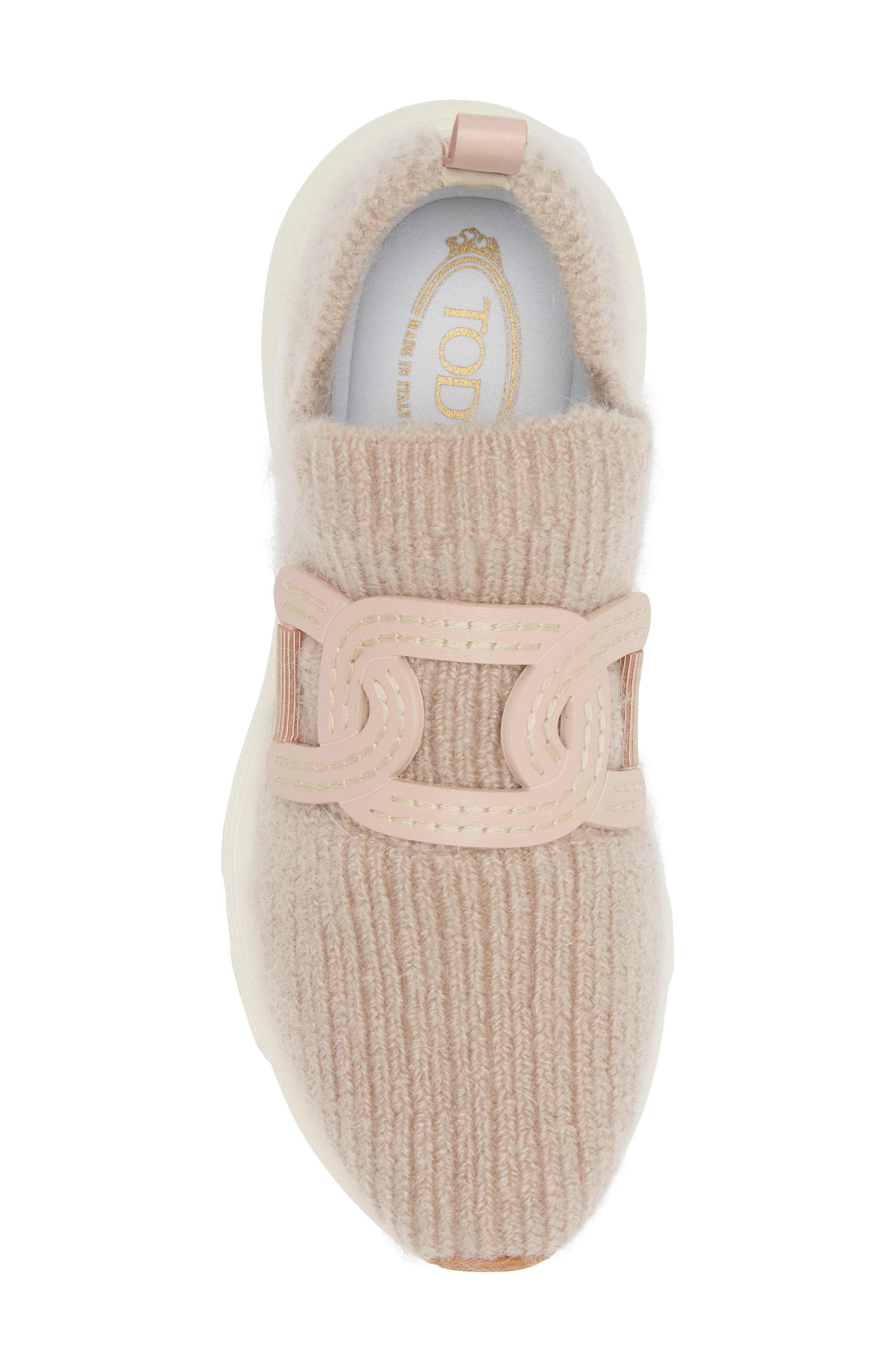 Tod
s Kate Knit Slip-On Sneaker, Alternate, color, 