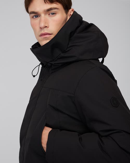 Quartz Co. Grant | Hooded Down Winter Jacket In Black