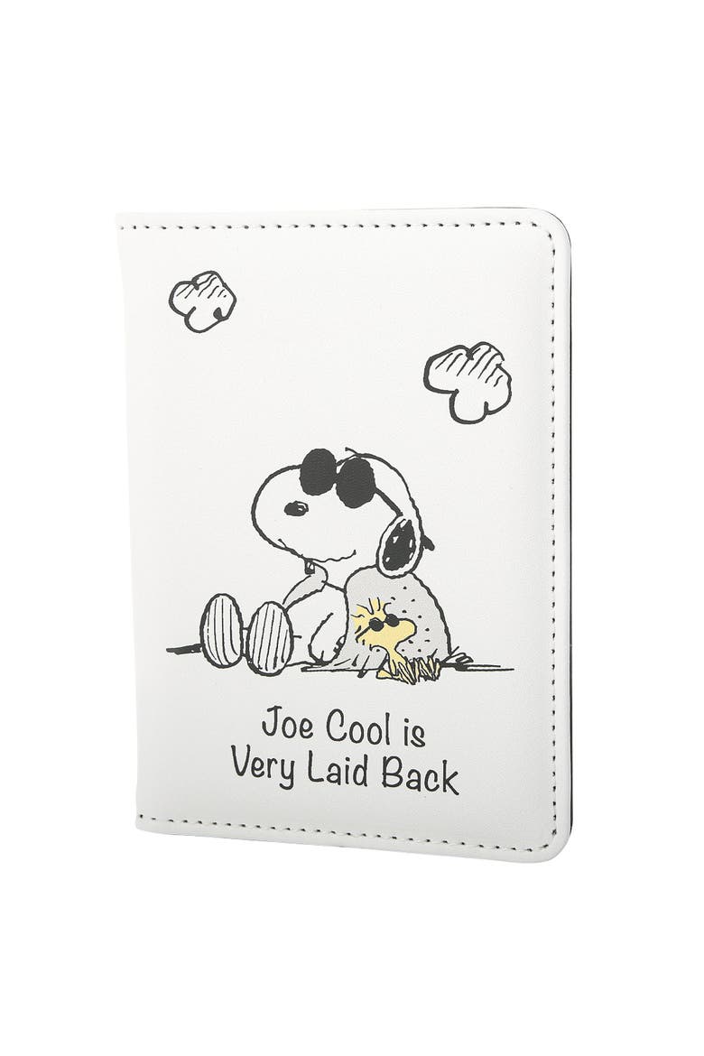 White and Black Passport Holder, Main, color, White, black
