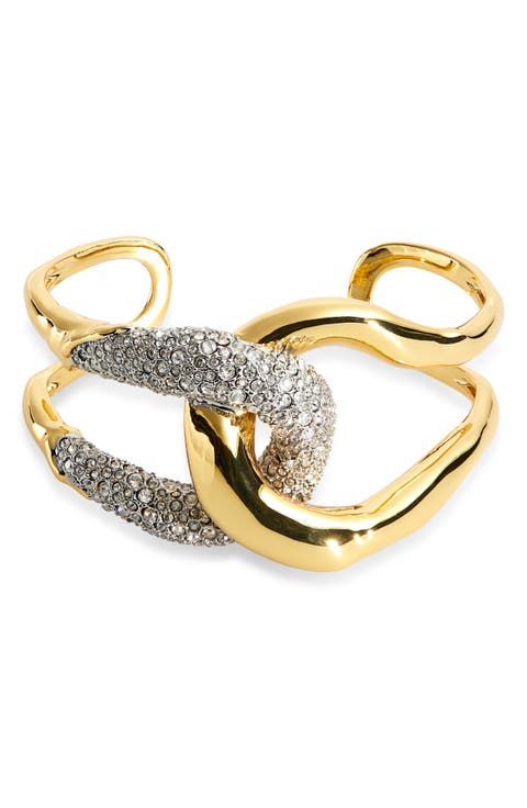 Alexis Bittar Serpent Lucite Wide Hinge Bracelet | Neiman Marcus