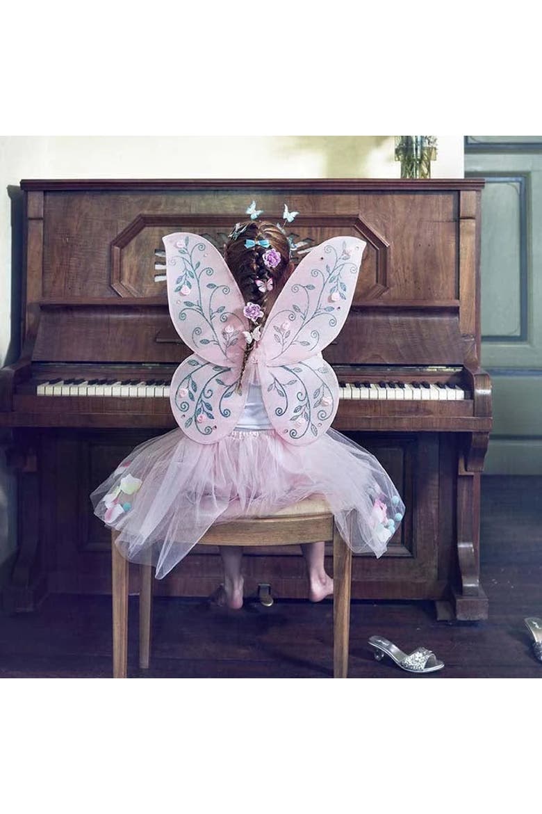 Elody Fairy Costume, Skirt and Wings Set, Alternate, color, Pink