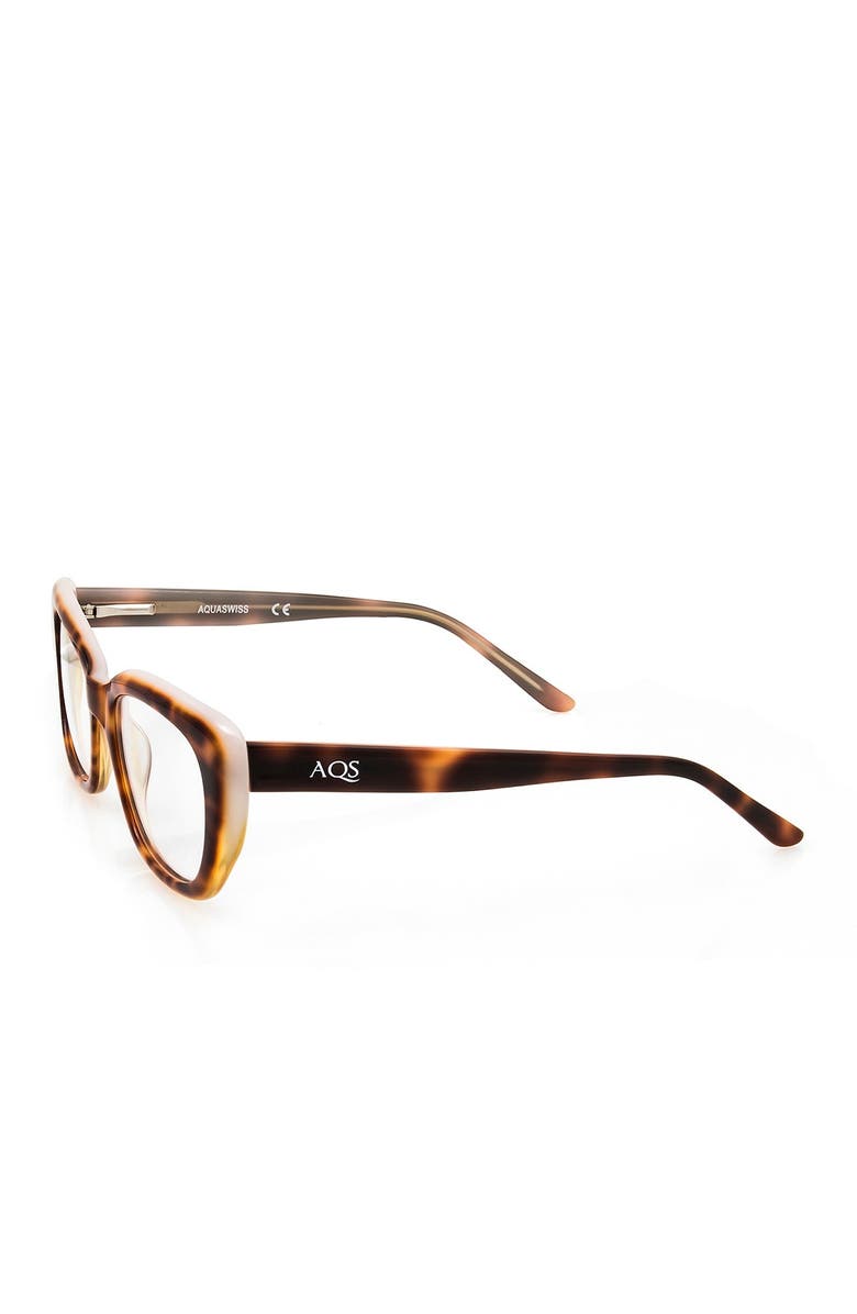AQS 51mm Lola Cat Eye Acetate Optical Glasses, Main, color,