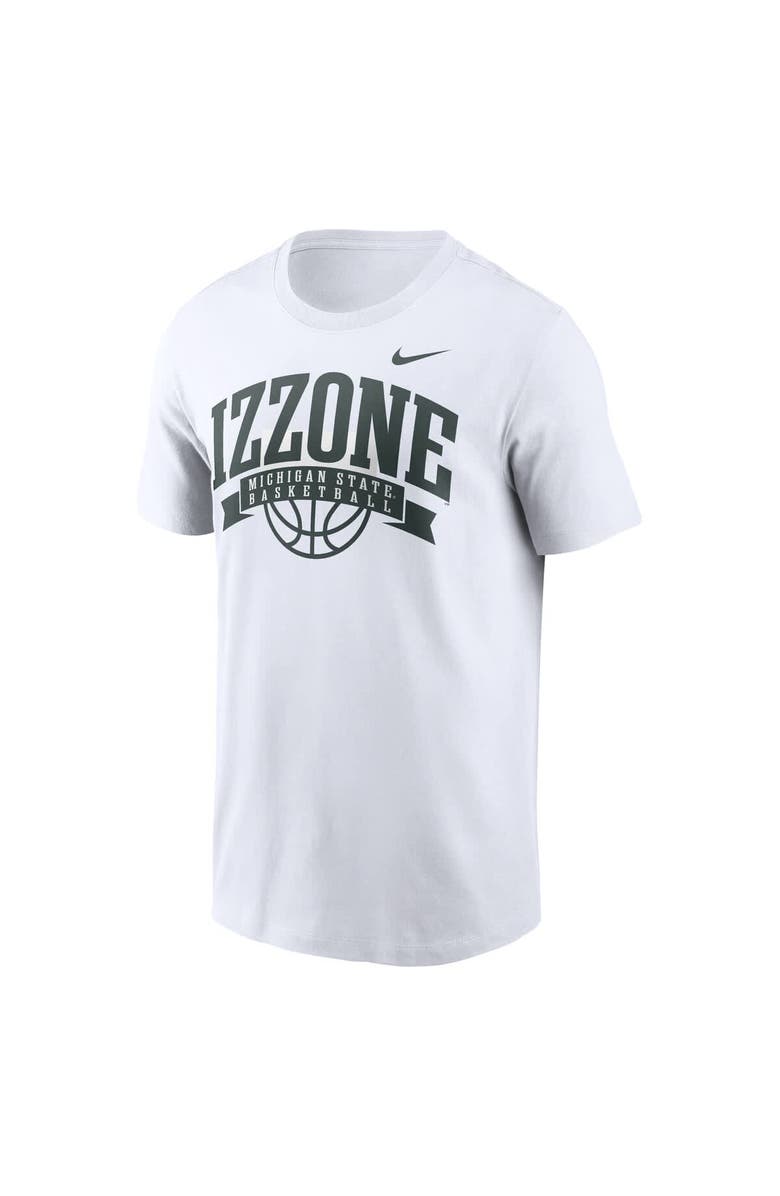 Nike Men's Nike White Michigan State Spartans Izzone T-Shirt, Alternate, color, White