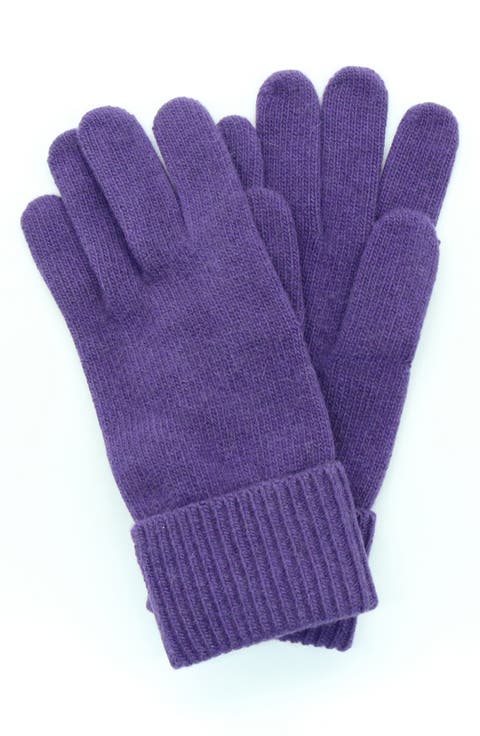 Cashmere Ribbed Gloves