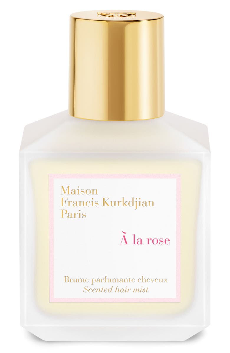 Maison Francis Kurkdjian À la rose Scented Hair Mist, Main, color,