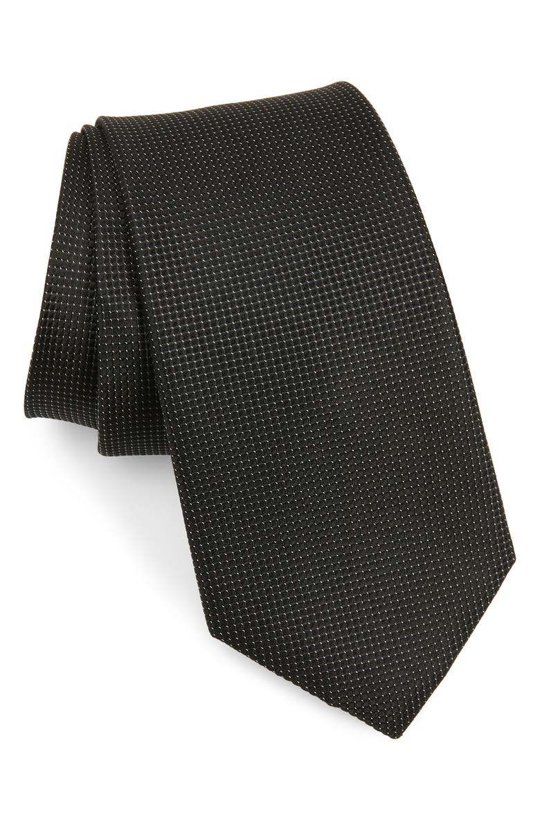 Nordstrom Haley Solid Silk Tie, Main, color,