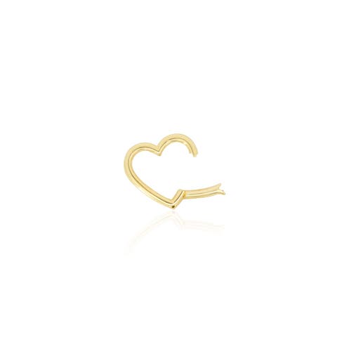 Gold Heart Charm Holder