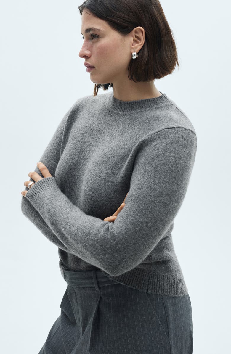 MANGO Crewneck Sweater, Alternate, color, 