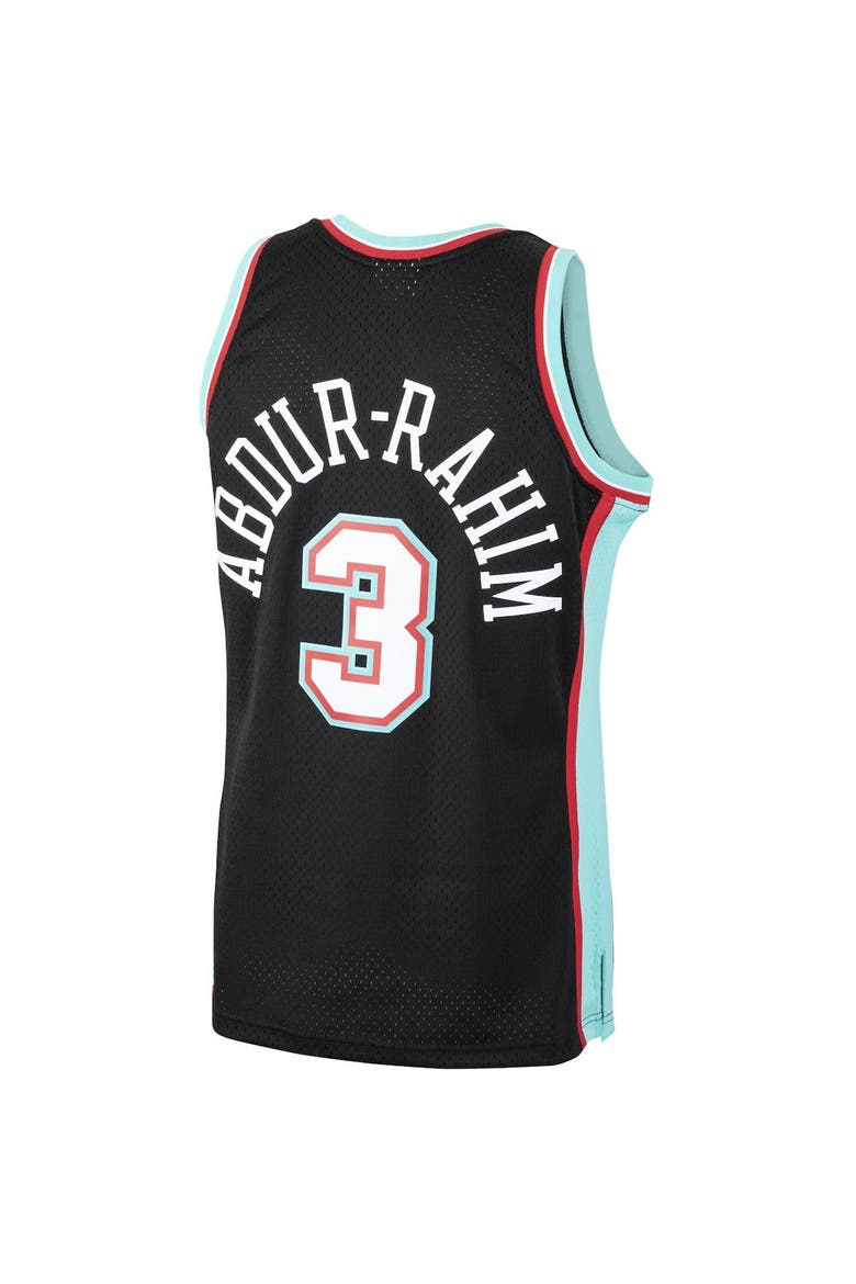 Men's Mitchell & Ness Shareef Abdur-Rahim Black Vancouver Grizzlies 2000/01 Hardwood Classics Swingman Jersey, Alternate, color, Black