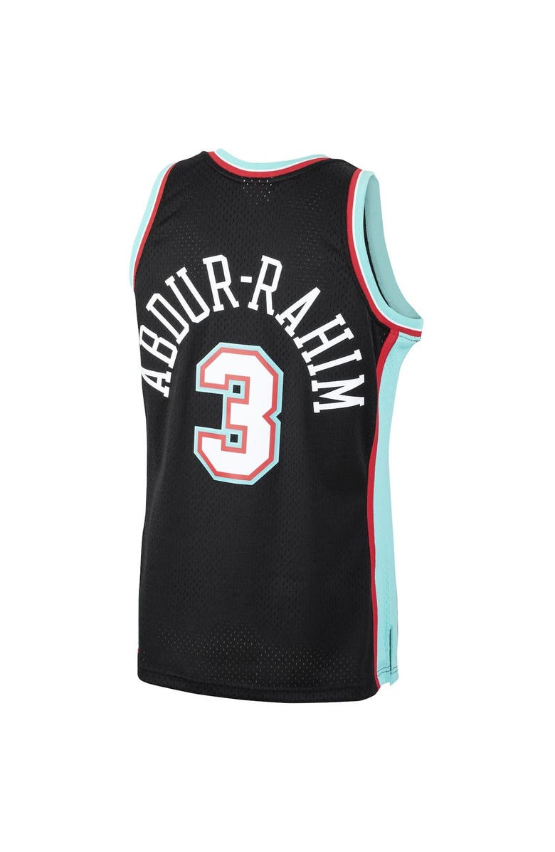 Mitchell & Ness Men's Mitchell & Ness Shareef Abdur-Rahim Black Vancouver Grizzlies 2000/01 Hardwood Classics Swingman Jersey, Alternate, color, Black