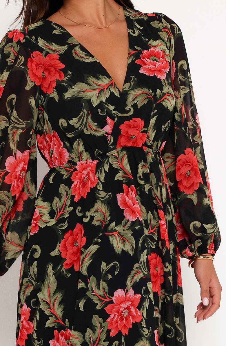Petal & Pup Anisa Floral Long Sleeve Maxi Dress, Alternate, color,
