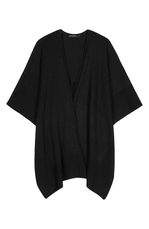 Textured Edge Knit Ruana