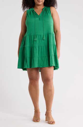 MAX STUDIO Sleeveless Tiered Dress