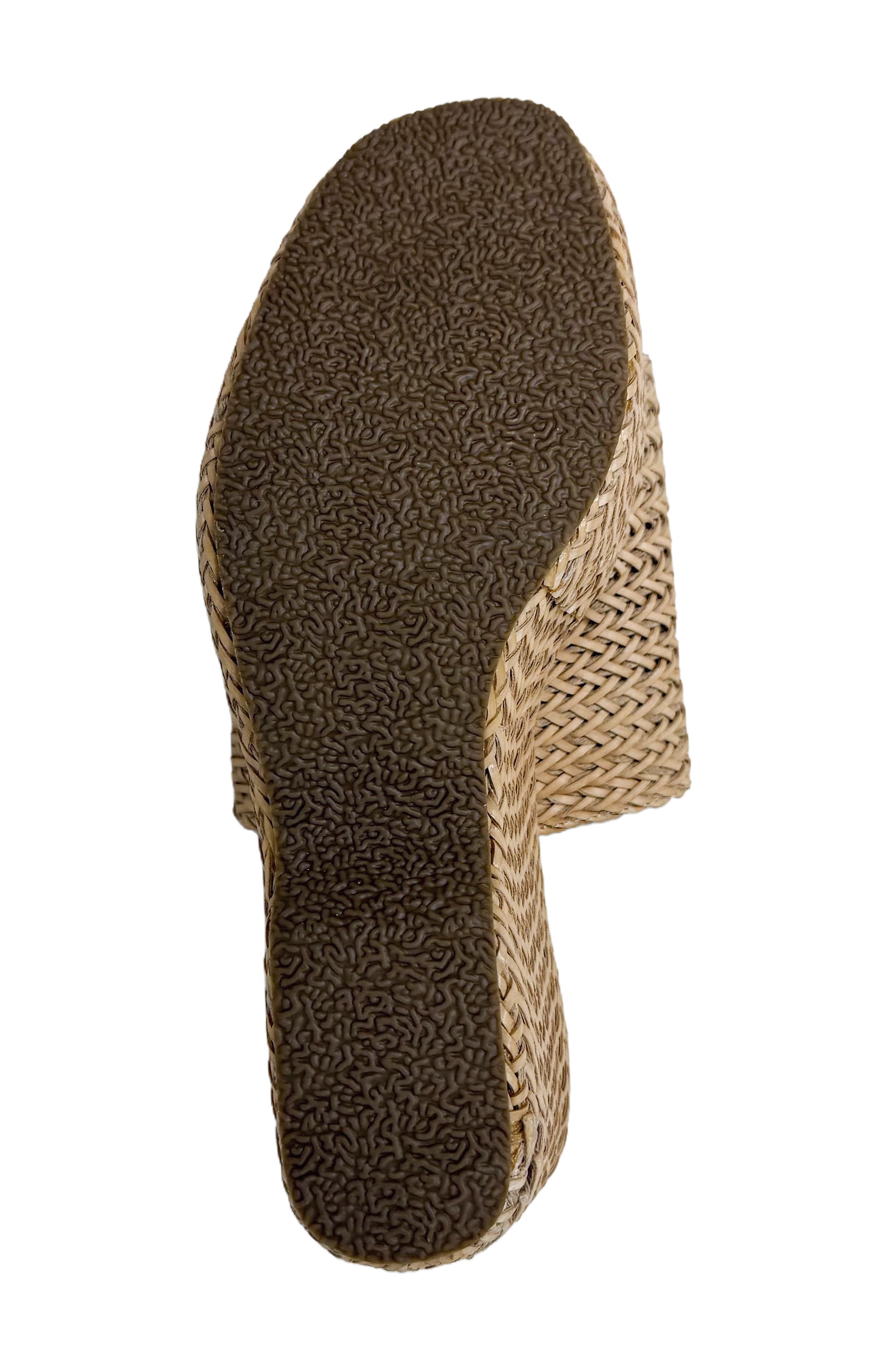 Josie Platform Slide Sandal, Alternate, color, BONE