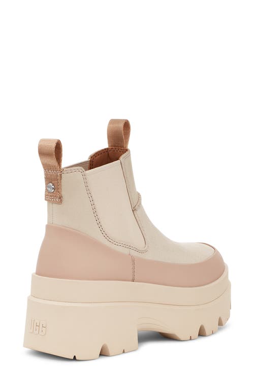 Ugg ® Brisbane Waterproof Platform Chelsea Boot In Sea Salt