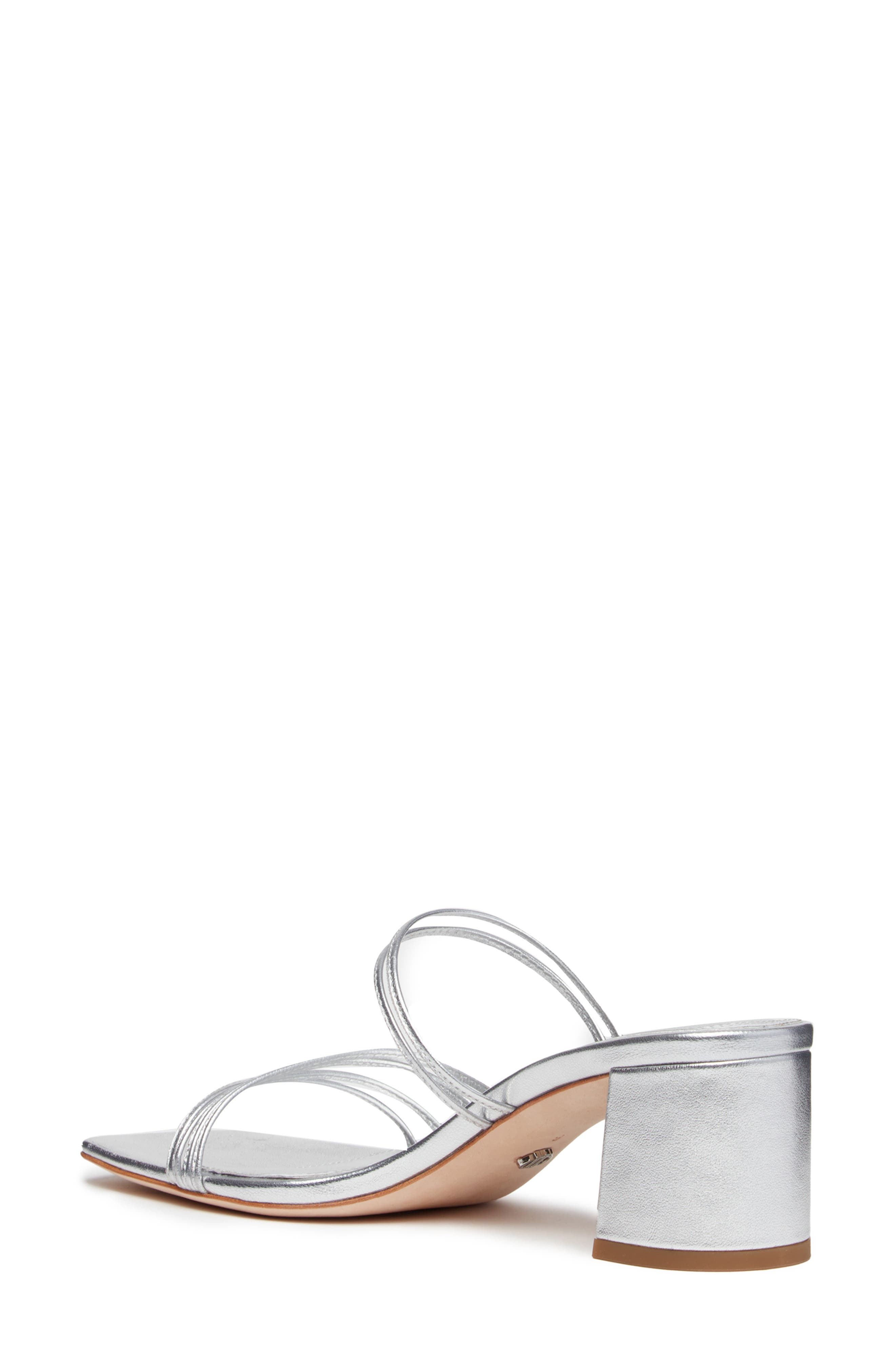PAIGE Esme Slide Sandal, Alternate, color, Silver