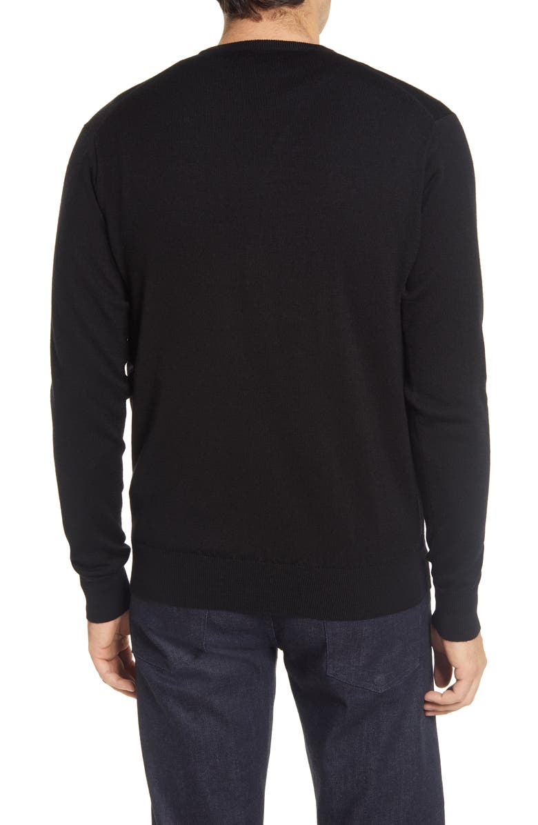 Peter Millar Crown Wool & Silk V-Neck Sweater, Alternate, color, 