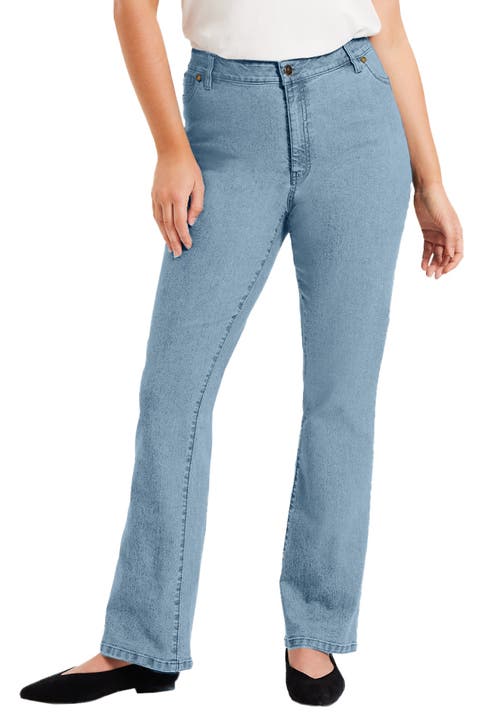 June + Vie June Fit Bootcut Jeans In Blue