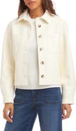 Karen Kane Faux Leather Crop Jacket