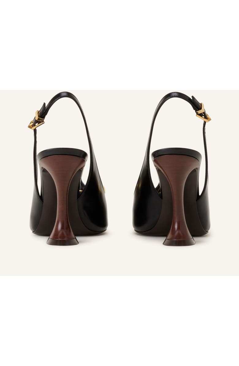 Lanvin Affinity Arch Slingback, Alternate, color, Black
